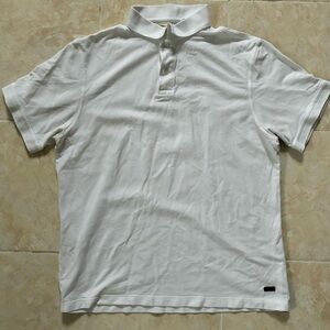 Classic White barbour Polo Shirt